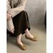 French-style Evening Breeze Shallow Single Shoes For Women, New Spring And Autumn Korean Retro Granny Shoes, Women's_vogvips.com