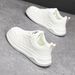 Men's Versatile Thick Soled White Sneakers Spring/Summer 2025 Trendy Style Casual Sports Leather Shoes for Students_vogvips.com