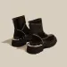 Bottom Platfom Thick Women Ankle Boots Woman Shoes Zippe Fashion Female Designe Motocycle Boot Casual Ladies_vogvips.com