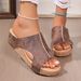 New Vintage Platform Sandals For Women Fish Bill Muffin Slippers_vogvips.com