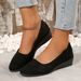 Spring New Pointed Toe Large Size Shallow Mouth Wedge Single Women's Loafers Sports Casual Shoes Women_vogvips.com