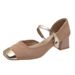 Square Head Versatile Height Increase Super Fire Sandals Women's Summer Wear Light Mouth Thick Heel Retro High Heels_vogvips.com