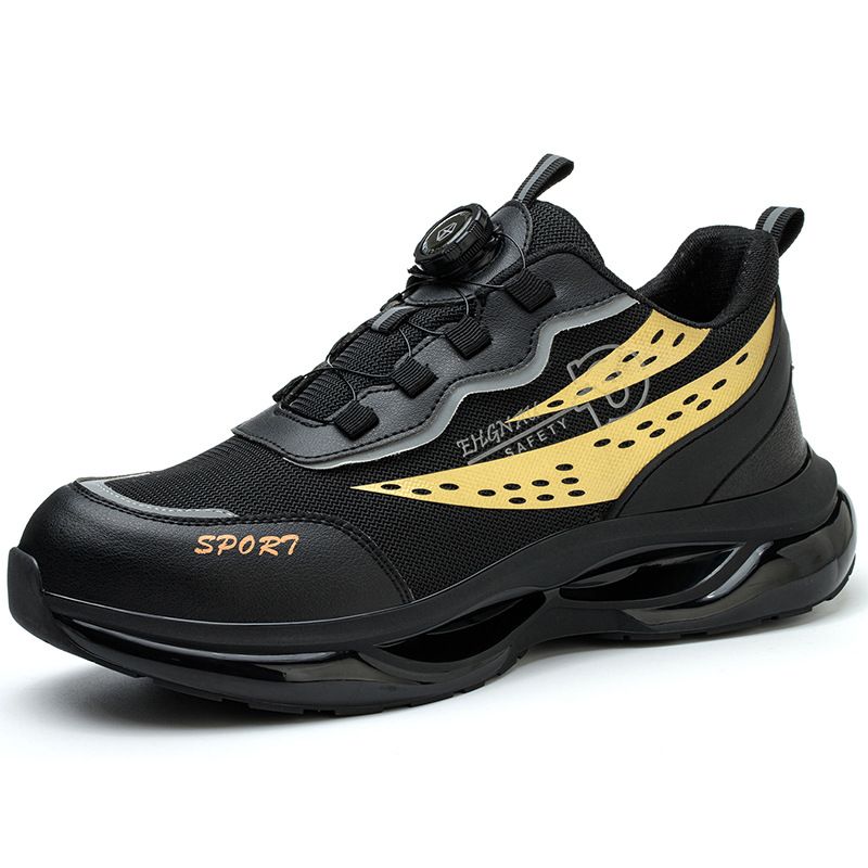 Men’s Shoes Deodorizing, Breathable, Smash Proof, Puncture Proof, Wear Resistant, And Universal For All Seasons. They Are Durable And Safe Work Shoes._vogvips.com