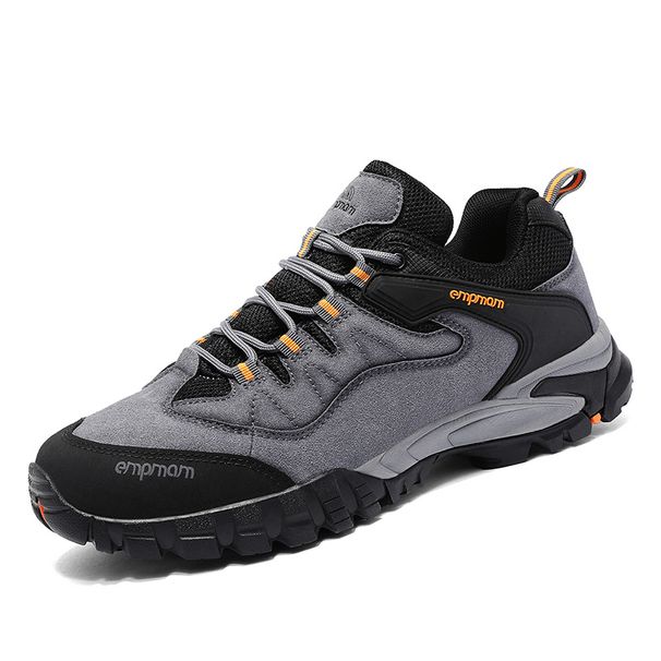 Casual Sneakers Men Low-top Lace-up Durable Breathable Hiking Shoes Men Shock-absorbing Outdoor Lightweight Sports Shoes Men_vogvips.com