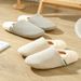 Four Seasons Bag And Silent Cotton Mop Male And Female Couples Soft Sole Non-slip Suitable For Confinement Home Floor Shoes Warm Cotton Slippers_vogvips.com