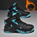 Autumn And Winter New Ultra Fiber Leather With Plush Rubber Sole Basketball Shoes, Extra Large Trendy Shoes_vogvips.com