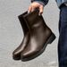 Side Zipper Thick Sole Heightening Martin Boots Retro Tooling Boots Heightening Short Boots_vogvips.com