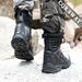 Combat Boots Mountaineering Hiking Camping Training Shoes Black High-top Tactical Boots_vogvips.com