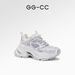 White Deer Same Style GGCC2025 Spring New Independent Planet Thick Sole Silver Dirty Casual Dad Shoes For Women_vogvips.com