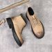European Warm Series Autumn Winter Thick-Soled Round-Toe Martin Men's Short Leather With Fleece Lining Warm Trendy Work Boots_vogvips.com