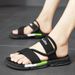New Two-Way Wear Men's Beach Trendy Flip-Flops Sandals Summer Outdoor Fashion Toe-Post Slippers_vogvips.com