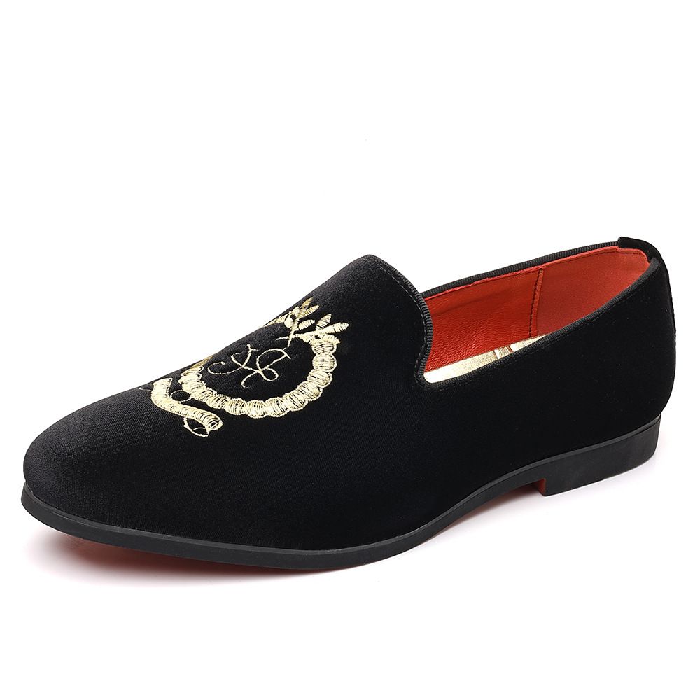 Men's Slip-On Loafers – Breathable Suede Upper, Cushioned Rubber Sole, Lightweight & Versatile (Black/Blue/Red, EU 39-48, 1-Day Dispatch)_vogvips.com
