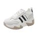 Korean Version Of Dad For Women 2025 New Spring Fashion Interior Height Increasing Casual Thick Sole Color Blocked_vogvips.com