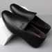 Large Size 38-48 Men's Casual Loafers Non-Slip Breathable Slip-On Leather Shoes_vogvips.com