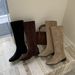 955-8~ Chunky Heel French Style Over-the-Knee Women's 2024 New High Tube Riding Boots_vogvips.com