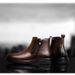 Men's Polished Retro Casual Men's Leather Boots Side Zipper Cotton Boots Breathable Martin Boots Low Heel Leather Boots Men's Shoes_vogvips.com