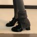 thick Heel Loafers Women's Velvet Warm Small Leather Shoes High Heels Women's_vogvips.com