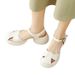 2024 New Summer Roman Chunky Heel High Heels Pig Cage Shoes Women's Soft Thick Sole Hollow Out Closed Toe Sandals Trendy_vogvips.com