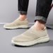 Large Size Lightweight Breathable And Soft, Summer Fly Woven Mesh Walking Shoes, Jogging Men's Trendy Shoes_vogvips.com