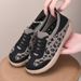 Leopard Print German Training Spring Summer New Meh Single Soft Sole Breathable Caual Women' Slip-On Mom_vogvips.com