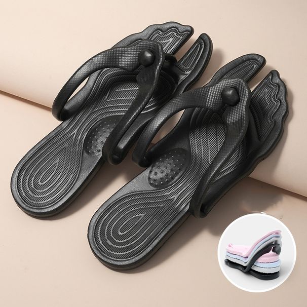 New Summer Folding Flip-Flops Business Trips Travel Portable Lightweight EVA Slippers Soft Bottom Beach Couple Slide Sandals_vogvips.com