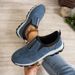 Comfortable Cross-Strap Low-Top Sneakers For Women & Men - Breathable Cushioned Casual Shoes With Thick Sole (Black/Blue/Khaki, Sizes 36-47)_vogvips.com