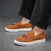 Large Size Fringed Board For Men, Covers, Foot Pedals, Fashion S, Daily Men's Personality, Business Casual Leather_vogvips.com
