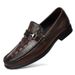 Men's Doudou Shoes Leather Casual Shoes Gouge Leather Shoes Men's Loafers Men's Shoes Single Shoes_vogvips.com