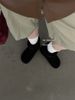 Fengliya Flat Retro Women's 2024 Winter New Short With Fleece Lining, Warm And Cute Big Toe Snow Boots_vogvips.com