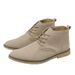 European Warm Series Men's Martin Lace-up Ankle Height Increasing British Style High-top Leather Shoes Trendy Suede Pointed Toe Large Size_vogvips.com