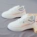 New 2026 White Sneakers, Versatile Women's Spring Autumn Casual Soft-soled Sports Shoes, Non-slip And Cute For Campus_vogvips.com