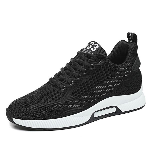 Men’s Shoes 6cm Men's Sports Leisure Increase 8cm Breathable Mesh Shoes 46 Code Large Code_vogvips.com