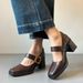 In-stock Spring Vintage High-heeled Mary Jane Shoes With A Square Toe, Soft Leather, Waterproof Platform, Chunky Heel,_vogvips.com