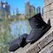 2023 Mid-Calf Women's Cotton Thick Plush Elastic Band Boots Slip-On Anti-Slip Buckle Snow Shoes Size 43 Warm Style_vogvips.com