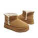 Retro Thick Soled Northeast Snow Boots For Women, New Martin Boots For Winter With Added Fleece, Thick Anti Slip And Warm Cotton Shoes For Women_vogvips.com