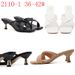 Women's Shoes Summer New Square Toe Low Heel Sexy Sandals For Wear Outside, Versatile Fashion Stiletto Heel Plus Size Black Slippers_vogvips.com