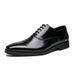 Euro Step Men's Top Layer Cowhide Handmade Burnished Brogue Business Shoes Genuine Leather Casual Formal Breathable_vogvips.com