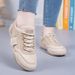 2026 New Spring And Autumn Leather Soft Sole Women's Casual Non-Slip Sports Sneakers, Lightweight, Durable, Versatile_vogvips.com