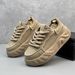 2025s Men's 2024 Autumn New Thick-Soled Loafers Height-Increasing Dad Shoes Fashion Casual Sneakers Trendy_vogvips.com