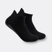 Women's solid color all match short socks with glue, non slip and breathable sports elastic mesh floor socks_vogvips.com