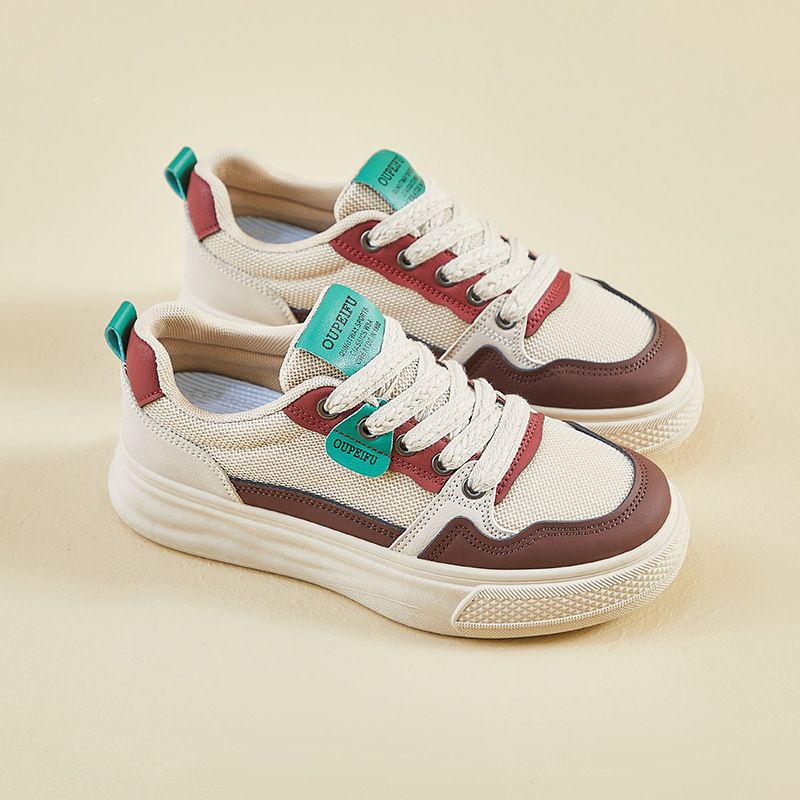 Little White Shoes Female Students Thick-soled Heightening Shoes Sports Board Shoes Casual_vogvips.com