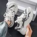 Men's Breathable Mesh Sneakers Chunky Dad Shoes Thick Sole Anti-slip Casual Trendy Lightweight Walking Shoes Spring Fall_vogvips.com