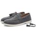 Summer Men's Casual Slip-On Soft Soled Lace-Up Sneakers Breathable Comfortable Fashionable Men's Footwear_vogvips.com