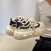 Chunky-Soled Sneakers Women's 2025 Fall/Winter New Fashionable Casual Canvas Shoes_vogvips.com