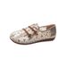 Spring Summer Mesh Single Shoes For Women, Korean Version, Soft Soled Flat Bottom, Pregnant Women's Shoes, Middle-aged_vogvips.com