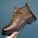 European Warm Series 2025 Winter Edition Cowhide Cold-Proof Casual Soft Sole Leather With Fleece Men's Cotton Shoes_vogvips.com