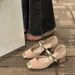 Fairy Style Color Matching Mary Jane Shoes Female Versatile Word With Small Fragrant Style Single Shoes_vogvips.com
