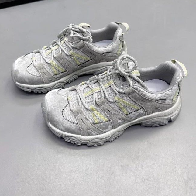 Women's Ultra-light Thick-soled Non-slip Hiking 2026 Summer Model Mesh Color-blocking German Training Casual_vogvips.com