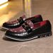 Suitable For All Seasons Loafers Men 2024 Spring Autumn Slip-On Lazy Casual Single New Men's Leather Shoes_vogvips.com
