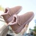 EBV New Cowhide For Women Short Boots Bread Snow Cotton Thickened Non-slip Fashion Women's Shoes_vogvips.com